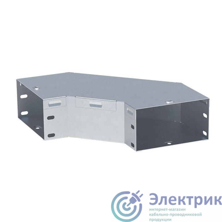 Угол для лотка горизонтальный 90град. 100х100 INOX EKF g90100100-INOX