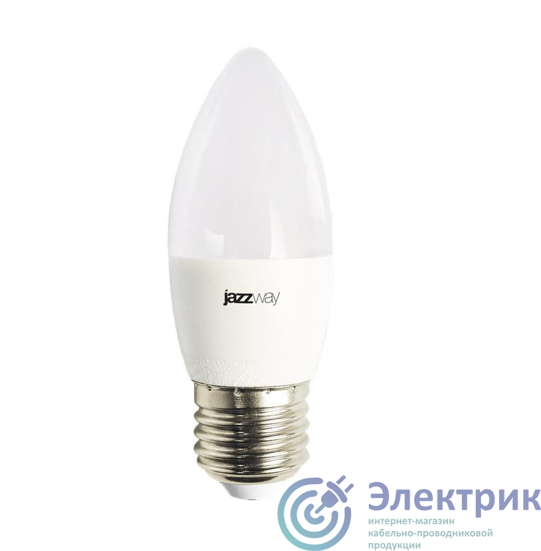 Лампа светодиодная PLED-LX 8Вт C37 свеча 4000К нейтр. бел. E27 Pro JazzWay 5025288