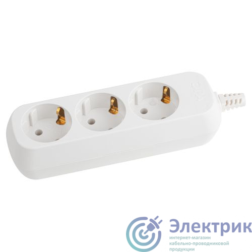 Б0028338 | Колодка удлинителя 3-м с заземл. KX-3e Эра