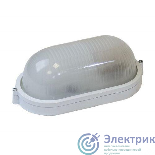 Б0048423 | Светильник "Акватермо" НБП 04-60-001 max 60Вт E27 IP54 212х105 овал алюм./стекло бел. ЭРА