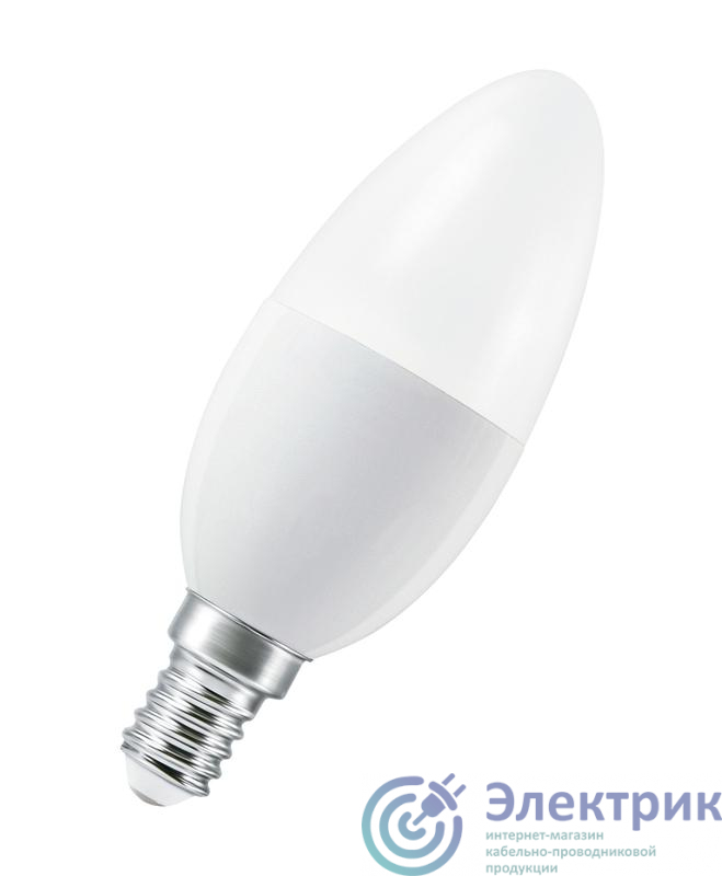 Лампа светодиодная SMART+ WiFi Candle Tunable White 5Вт (замена 40Вт) 2700…6500К E14 (уп.3шт) LEDVANCE 4058075485914
