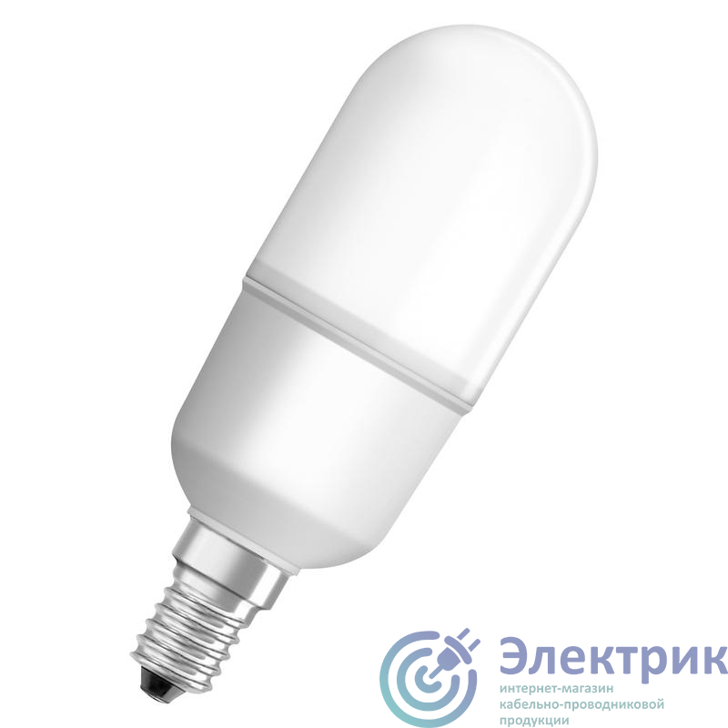Лампа светодиодная LED Star Stick 10Вт матовая 4000К нейтр. бел. E14 1050лм 220-240В угол пучка 200град. (замена 75Вт) OSRAM 4058075428409