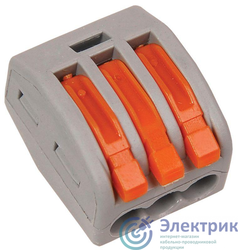 Клемма строительно-монтажная СМК 222-413 (уп.4шт) IEK UKZ-004-413