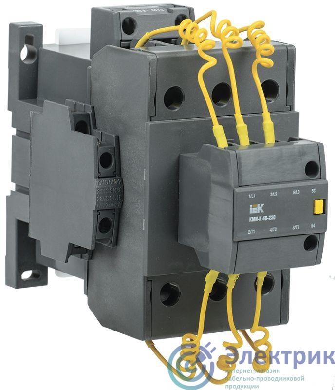 Контактор для конденсаторов КМИ-К 45кВАр IEK KKMK-45-230-01