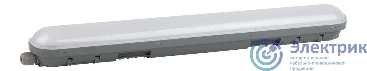 Линейный светодиодный светильник SPP-201-0-65K-E36 36Вт 6500K 3420Лм IP65 1200мм с бап 1 час матовый