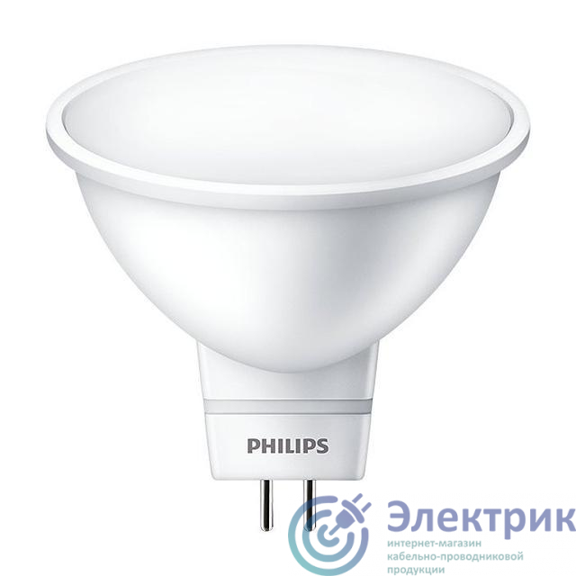 Лампа светодиодная ESS LEDspot 5Вт MR16 GU5.3 400лм 220В 865 PHILIPS 929001844787