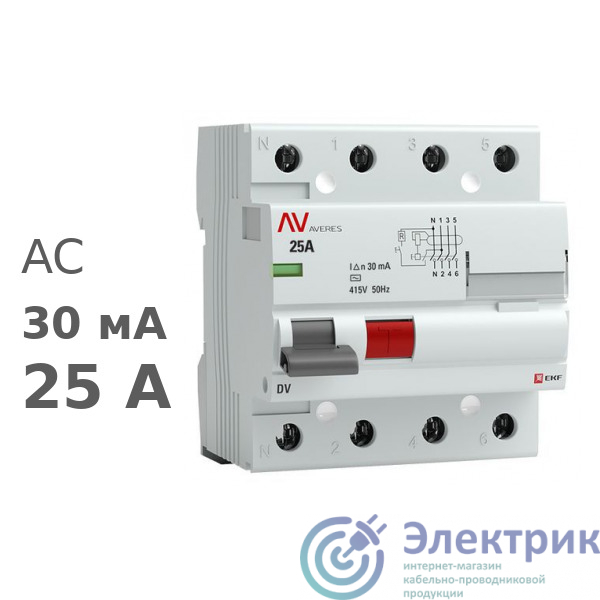 Фото EKF rccb-4-25-30-ac-av