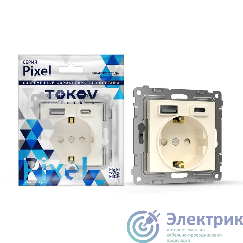 Фото TOKOV ELECTRIC TKE-PX-R1U2AC-C02