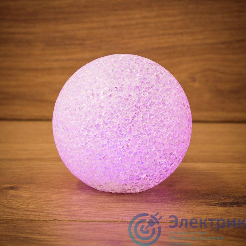 Фигура светодиодная "Снежок" 14см LED RGB 0.1Вт IP20 Neon-Night 513-014