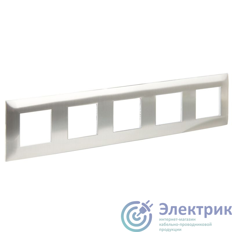 SK-M52-M-K50 | Рамка 5-м SKANDY SK-F35N металл никель IEK 