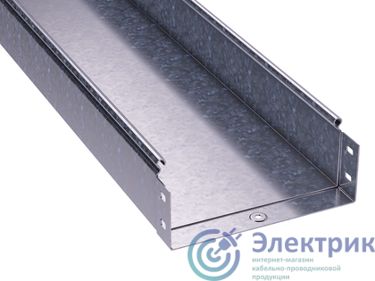 Лоток листовой неперфорированный 150х100 L2000 нержавеющая сталь 0.7мм DKC 35112INOX
