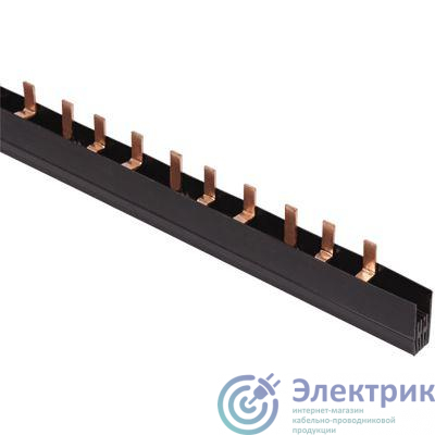 Шина соединительная PIN 1п 100А шаг 27мм (дл.1м) IEK YNS51-1-100