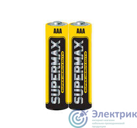 Элемент питания солевой S R03 (уп.2шт) Supermax SUPR03