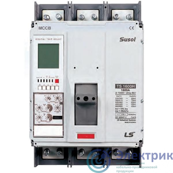 173002300 | Выключатель автоматический 3п 1600А 50кА TS1600N AC6 EXP LS Electric