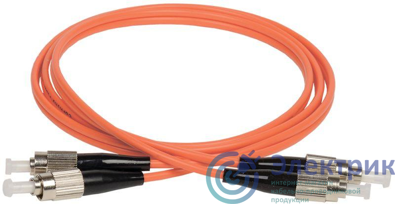 Патч-корд оптический коммутационный соединительный для многомодового кабеля (MM); 50/125 (OM2); FC/UPC-FC/UPC (Duplex) (дл.25м) ITK FPC50-FCU-FCU-C2L-25M