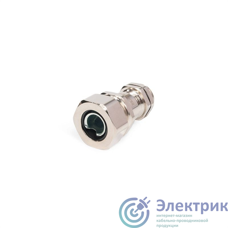 87944 | Ввод кабельный для металлорукава латунный ВК-М16 (4-8мм)-МР10 Fortisflex