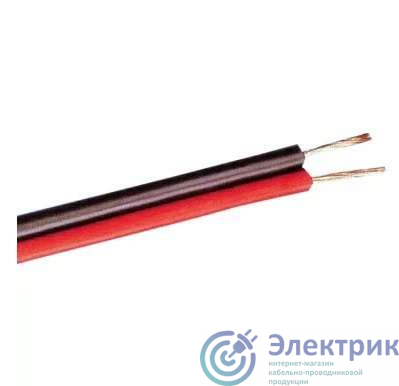 Кабель Stereo 2х0.75 Red/Black бухта (м) PROCONNECT 01-6104-6