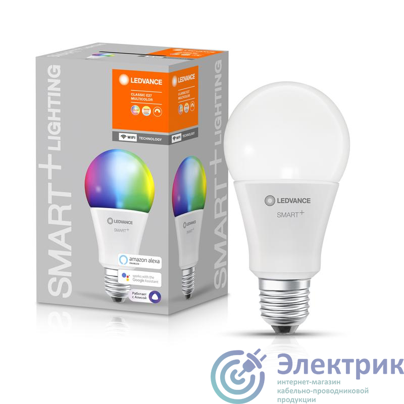 Лампа светодиодная SMART+ WiFi Classic Multicolour 100 14Вт/2700-6500К E27 LEDVANCE 4058075485518