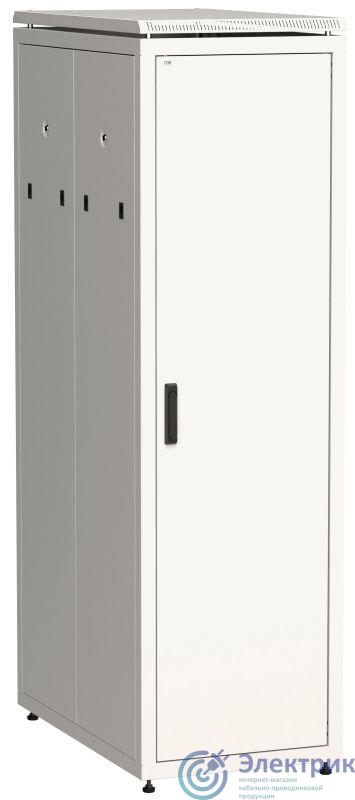 Шкаф сетевой 19дюйм  LINEA N 33U 600х1000мм металлическая передняя дверь сер. ITK LN35-33U61-M