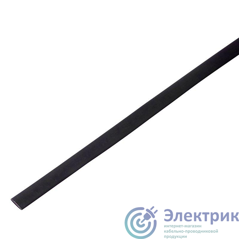 Трубка термоусадочная 50/25 мм черн. 1м (уп.10шт) PROCONNECT 55-5006