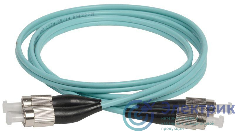 Патч-корд оптический коммутационный соединительный для многомодового кабеля (MM); 50/125 (OM3); FC/UPC-FC/UPC (Duplex) (дл.25м) ITK FPC5003-FCU-FCU-C2L-25M