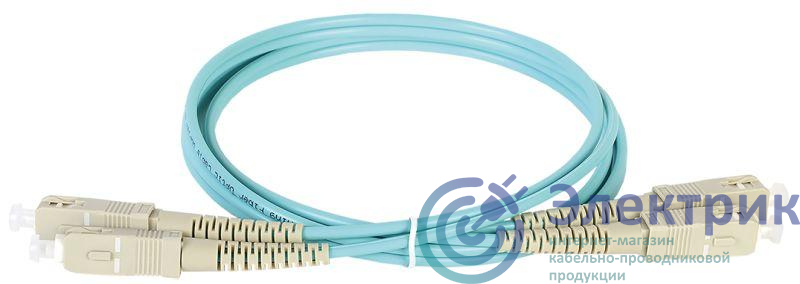 Патч-корд оптический коммутационный соединительный для многомодового кабеля (MM); 50/125 (OM3); SC/UPC-SC/UPC (Duplex) (дл.70м) ITK FPC5003-SCU-SCU-C2L-70M