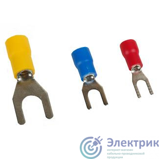 Наконечник вилочный НВИ OptiKit T-V-PVC-1.25-4 (уп.100шт) КЭАЗ 278056