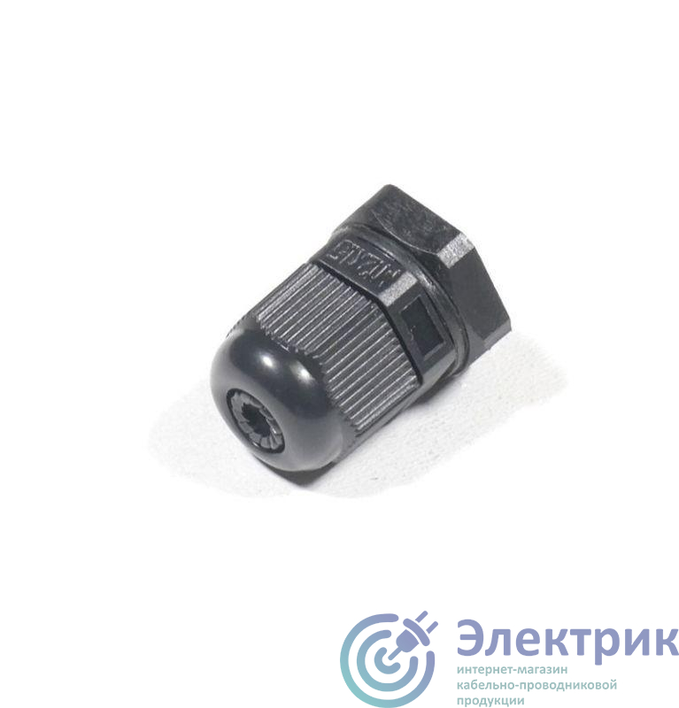 Сальник MG 12 IP68 d кабеля 3-6.5мм пластик. черн. ГОФРОМАТИК/ЗЭТАРУС zeta30870