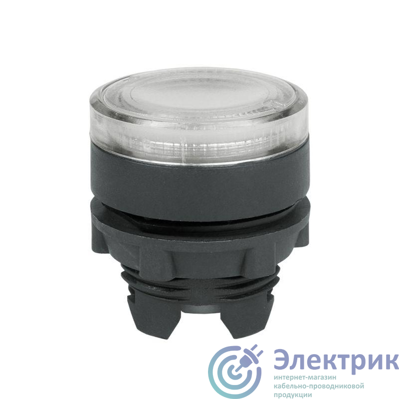 Головка кнопки OptiSignal D22 A5-PL-1 с подсветкой бел. пластик ZB5AW313 КЭАЗ 332305