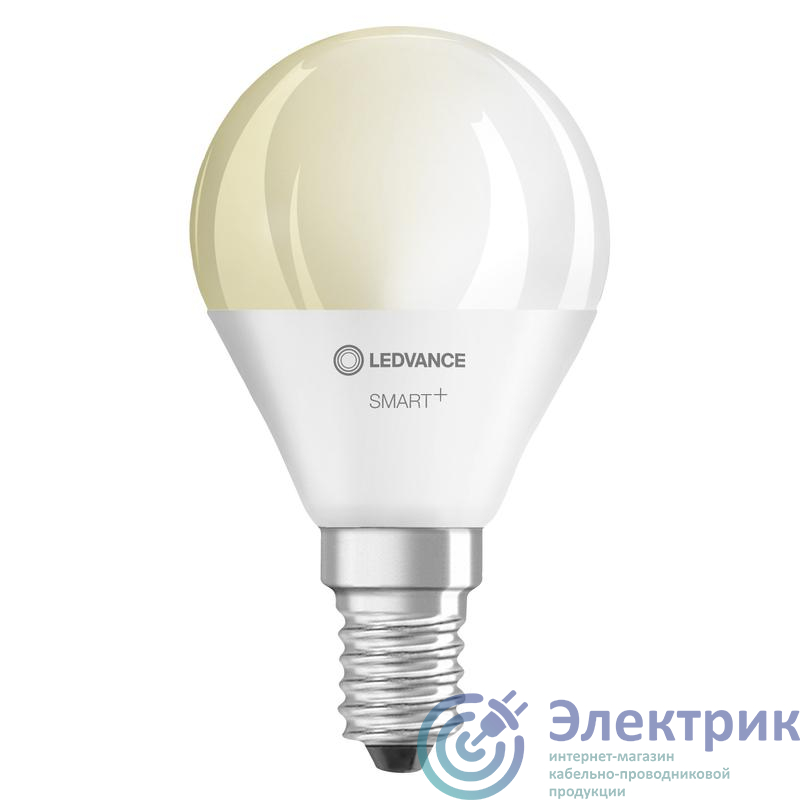 Лампа светодиодная SMART+ WiFi Mini Bulb Dimmable 5Вт (замена 40Вт) 2700К E14 (уп.3шт) LEDVANCE 4058075485952