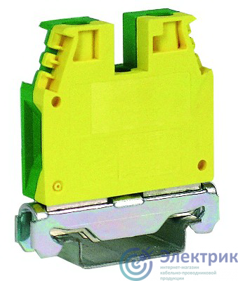Зажим для заземления TEC.10/O 10кв.мм желт./зел. DKC ZTO510-RET