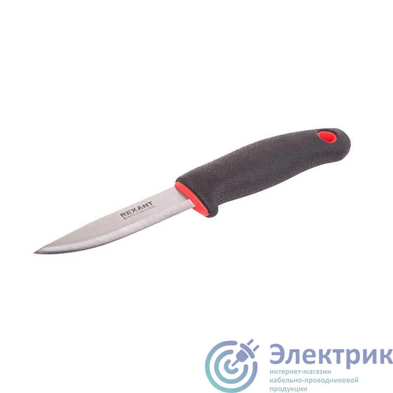 Нож строительный нержавеющая сталь лезвие 95мм Rexant 12-4921