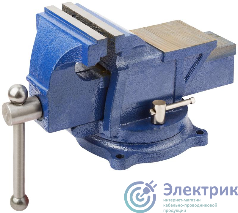59727 | Тиски станочные поворотные усиленные 100мм 6.5кг FIT