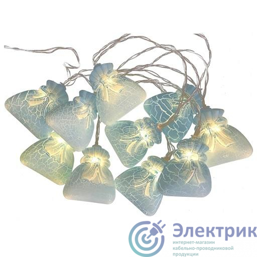 4690601047250 | Гирлянда "Мешки" ILD-16WW-BG 16LED 2.2м IP20 220В теплый бел. SHLights