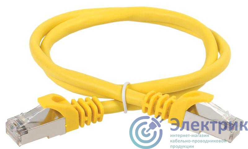 Патч-корд кат.6 FTP PVC 3м желт. ITK PC05-C6F-3M