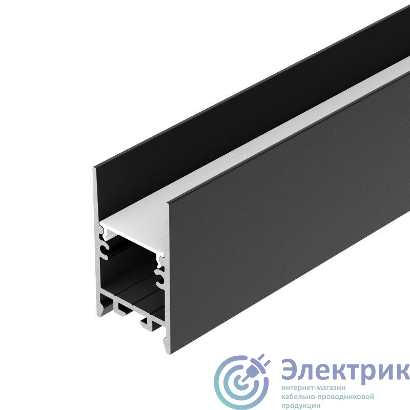 046934 | Профиль SL-COMFORT-2542-2000 BLACK L2000 алюм. Arlight