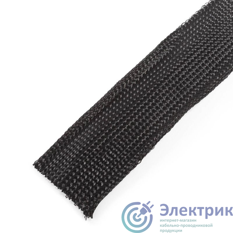 106112 | Оплетка кабельная XN-50 40-80мм черн. (уп.50м) Fortisflex