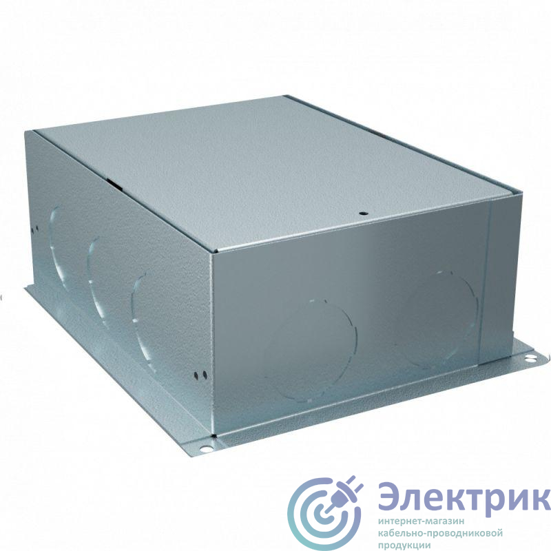 Коробка US+ установочная металлическая в бетон для лючков размером M SchE INS52001