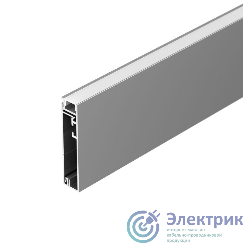 046389 | Профиль PLINTUS-H55-2000 ANOD L2000 алюм. Arlight