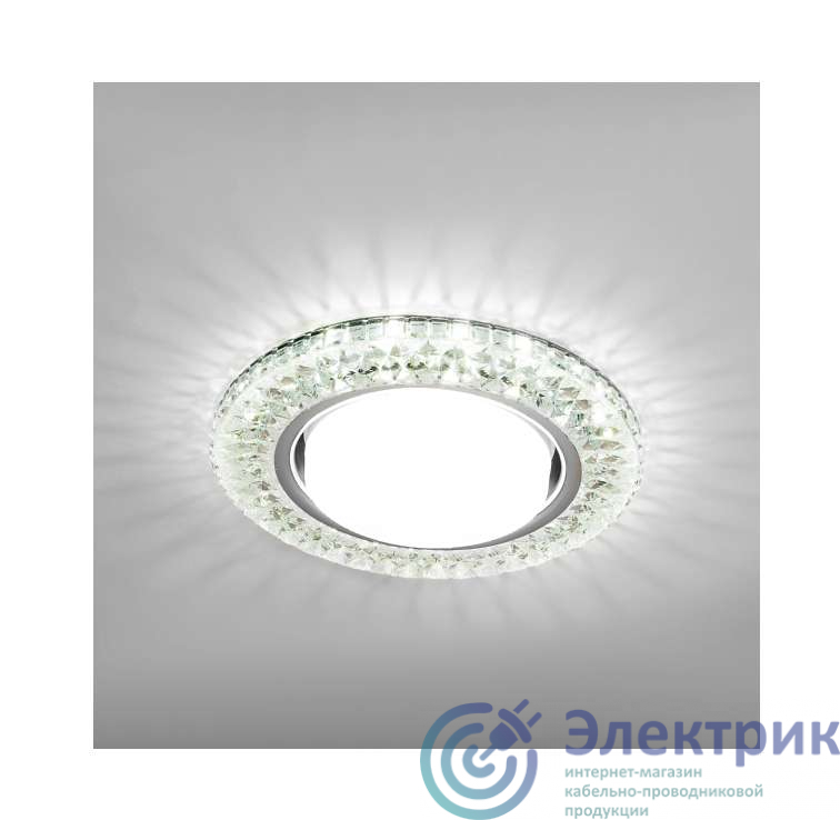 Светильник Emilia LED 53 1 70 полимер со светодиод. подсветкой GX53 прозр. ИТАЛМАК IT8689