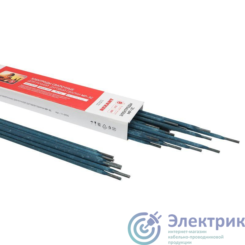Электрод MP-3C 450мм 5мм (уп.5кг) Rexant 11-0955