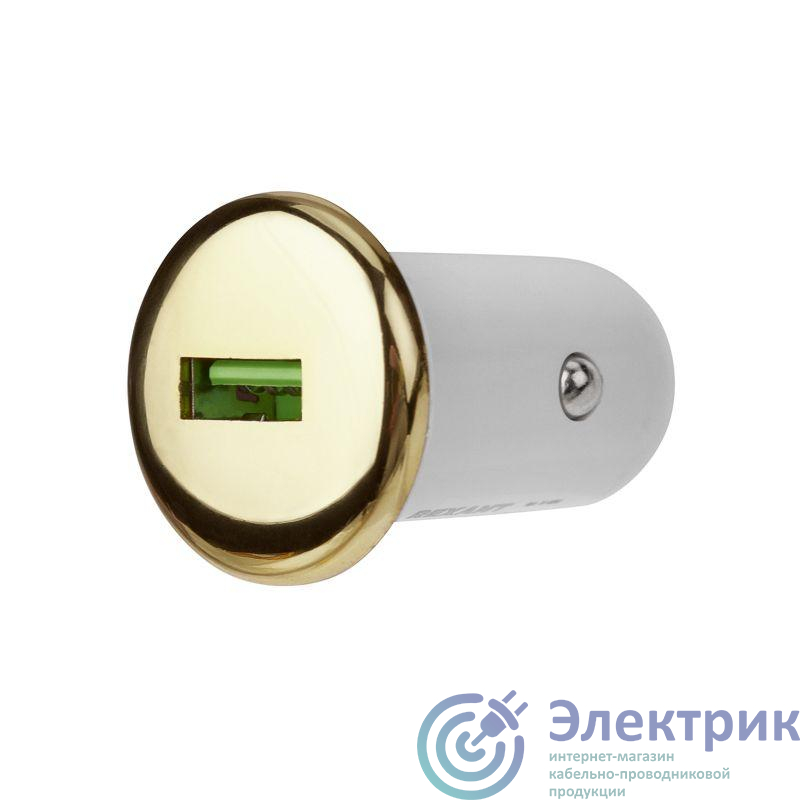 Устройство зарядное в прикуриватель USB 5В 1000мA.ч бел. Rexant 16-0281