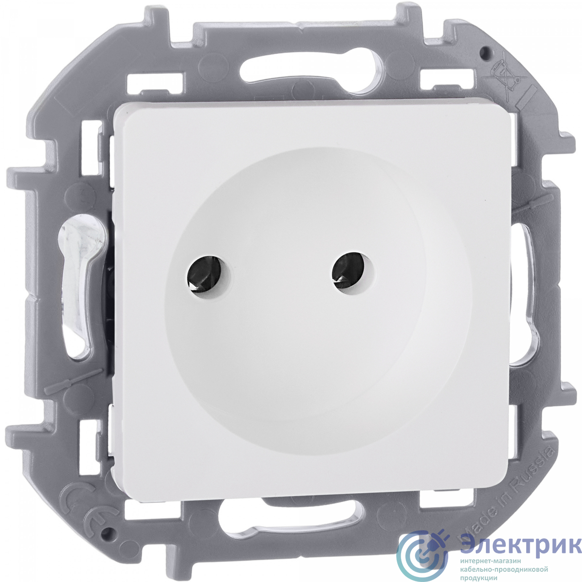 673710 | Розетка 2К 16 А 250 В~ INSPIRIA белый Daccord/Legrand