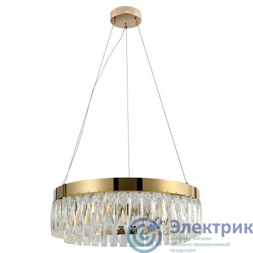 Б0061903 | Люстра светодиодная Mary 6129-101 LED 28Вт 3000К хрусталь Rivoli