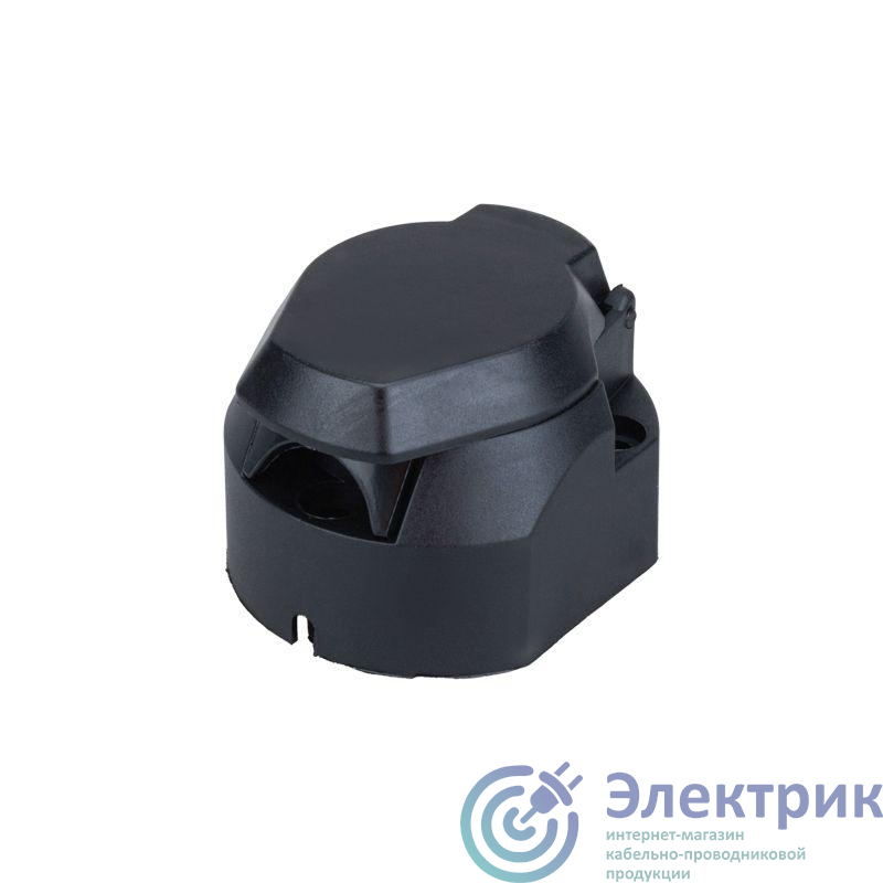 16-0321 | Розетка фаркопа 12В 7 контактов пластик Rexant