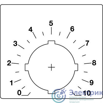 Шильдик для потенциометра (со шкалой) ABB SK615562-88
