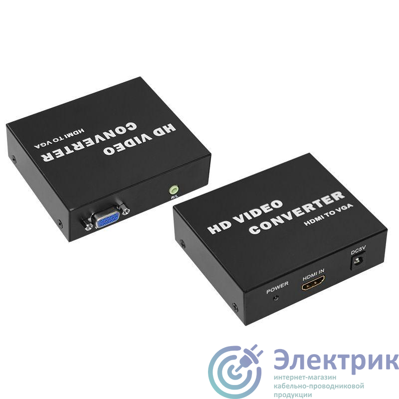 Конвертер HDMI на VGA + 3.5мм аудио Rexant 17-6908