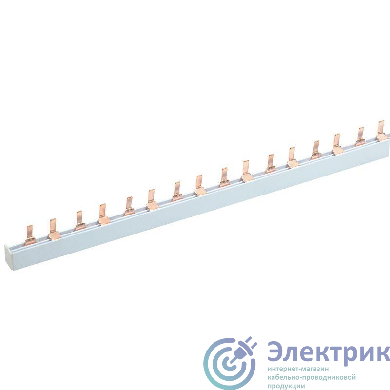 Шина соединительная типа PIN штырь 2Р 100А 1м (уп.10шт) Rexant 11-2242