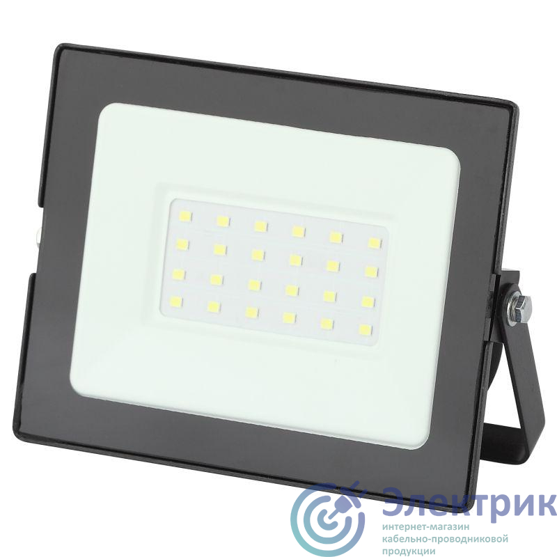 Прожектор уличный LPR-021-0-65K-030 LED 30Вт 6500К 2400лм 139х104х35 (50/1200) Эра Б0043561