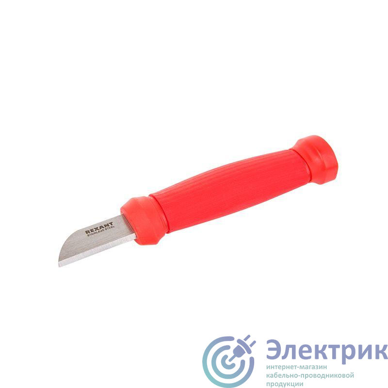 Нож монтажника нержавеющая сталь лезвие 42мм Rexant 12-4932